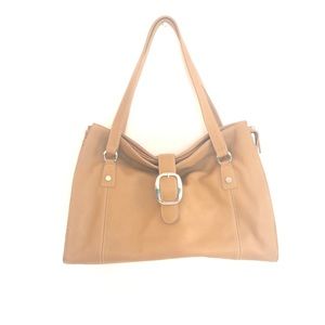 FRANCO SARTO Leather Stone Tote satchel Bag